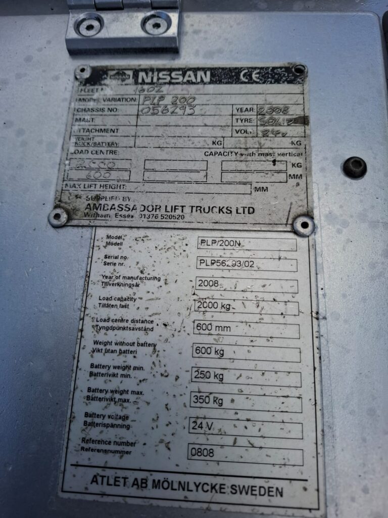 Nissan Ride on Pallet Truck